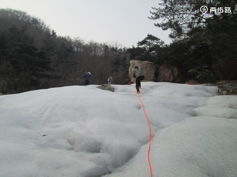 莲花山彩石溪冰瀑最短线路休闲游--冻冻台天瀑