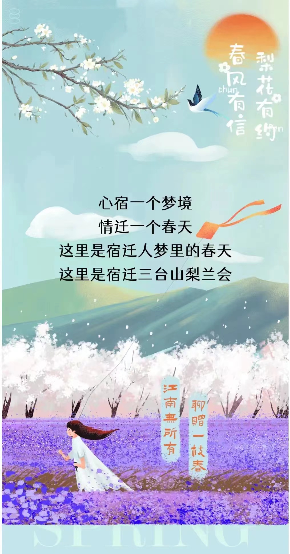 春风有信,梨花有约