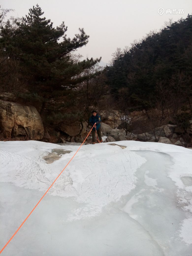 莲花山彩石溪冰瀑最短线路休闲游--冻冻台天瀑