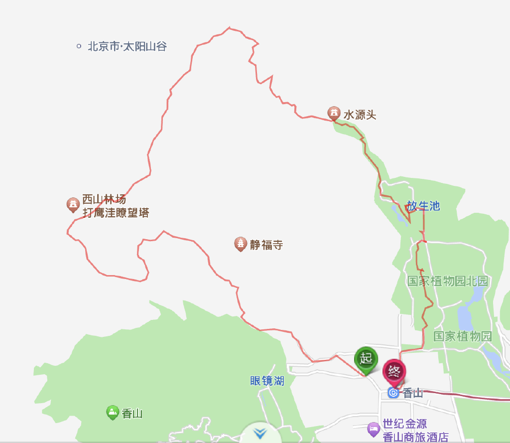 公益清山aa活动20240317周日香山植物园