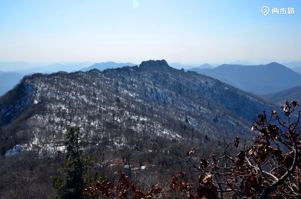 阳春三月,踏雪行～辽宁界第十高山和尚帽山徒步穿越