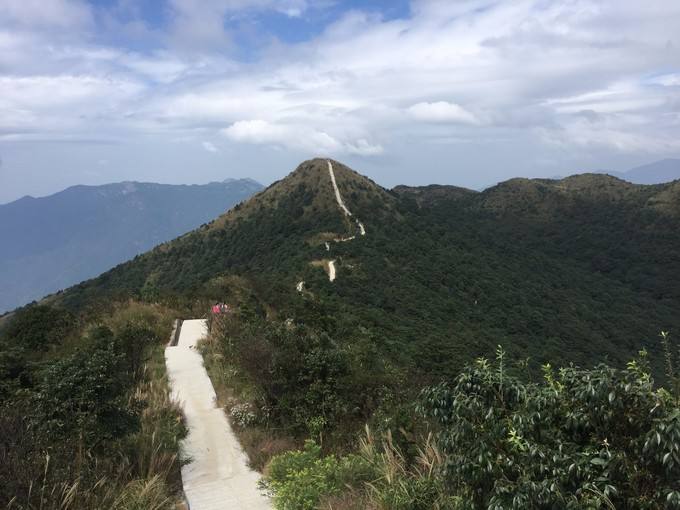 勇攀从化第一高峰天堂顶