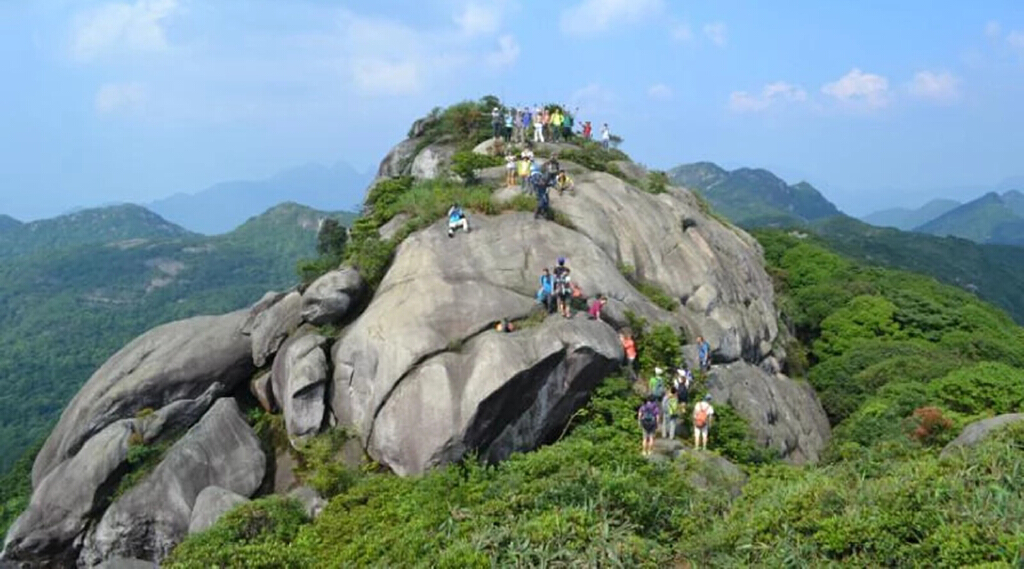 17】广州从化鸡枕山:峰顶形如鸡冠,溪清谷秀花香,原始竹林之美