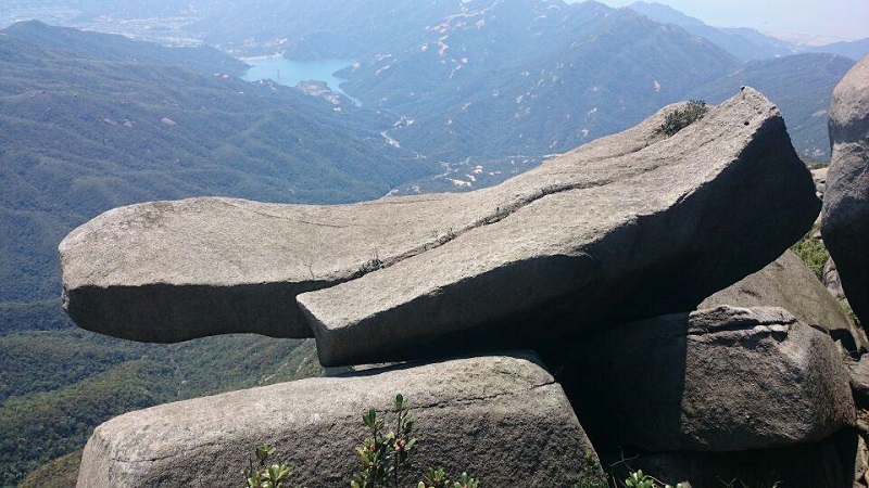 凉帽顶勇登台山凉帽顶赏醉美山海美景