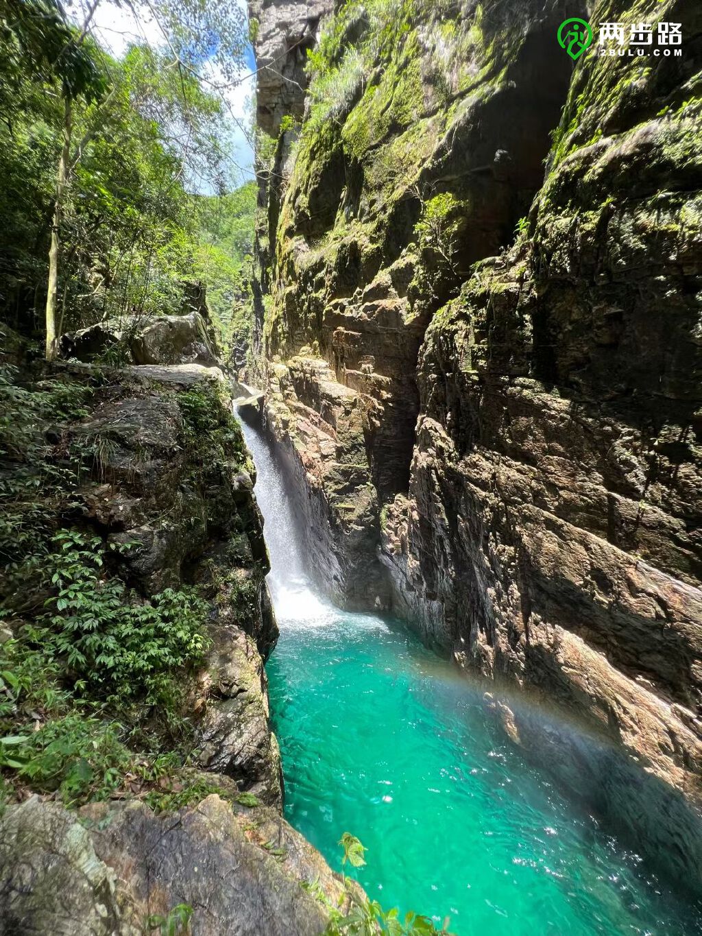 户外活动 | 英德双龙潭&一线天(轻装2天溯溪连穿) |户外运动|两步路