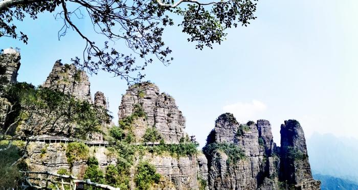 近距離看五指山) 廣西張家界平南北帝山(已報滿)