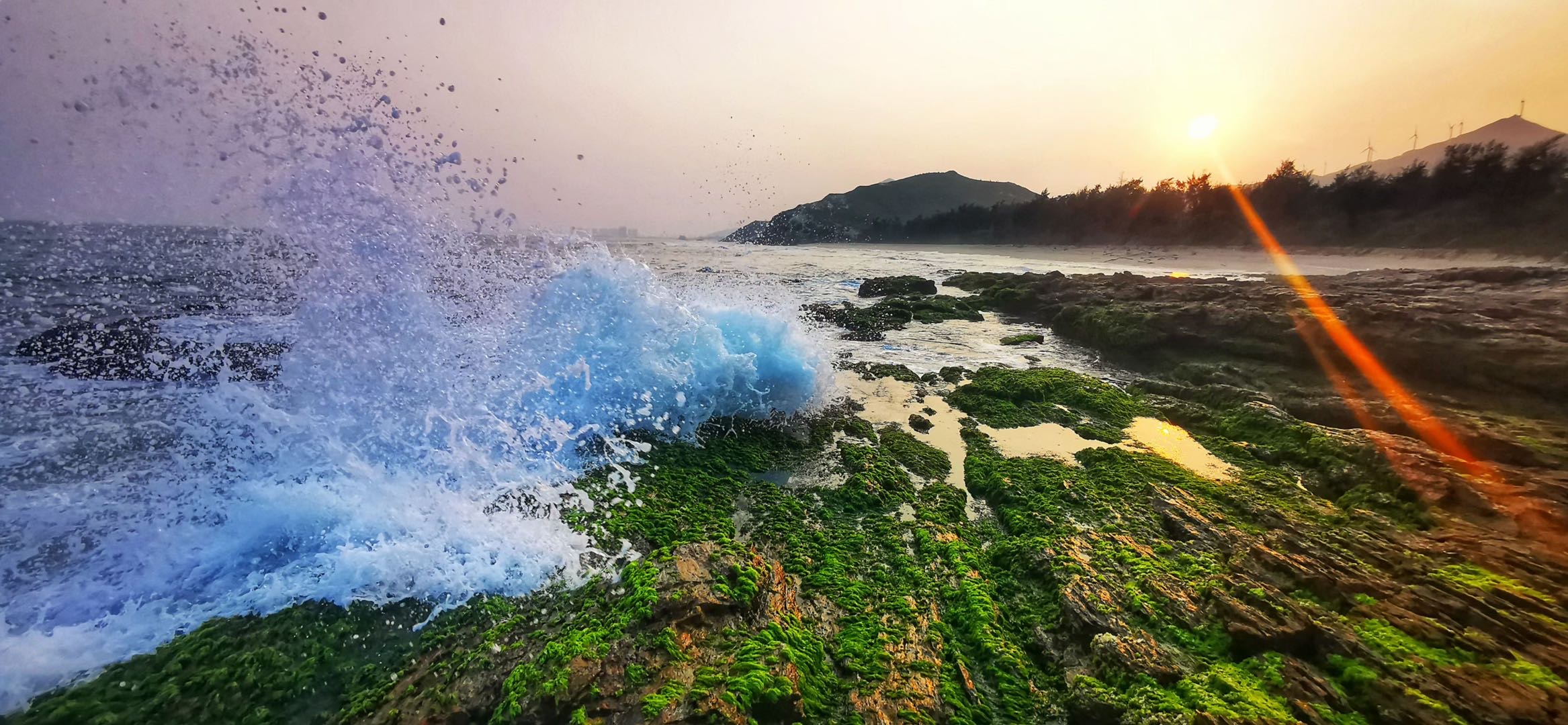 盐田海边户外摄影