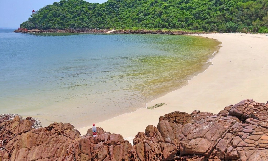 是坝光和沙湾的长滩之间的海岸线,坝光—坳仔湾—廖哥角—红排角