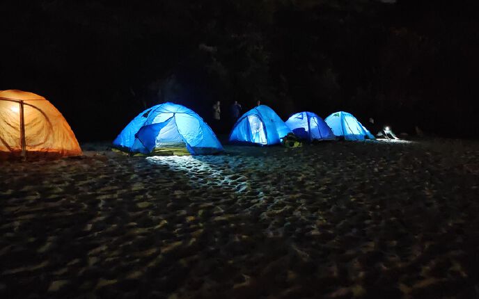 12月45日三门岛露营野炊