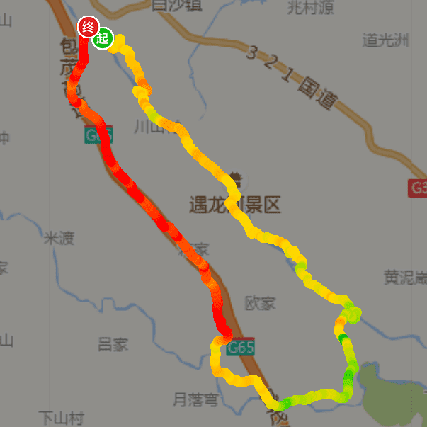 92021-01-30 11:22上傳了一條新軌跡2021-01-30 08:48桂林荔浦縣到