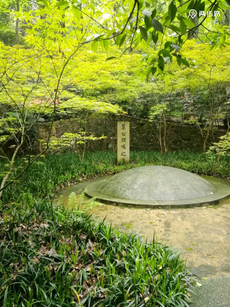 岳麓山探访名人墓