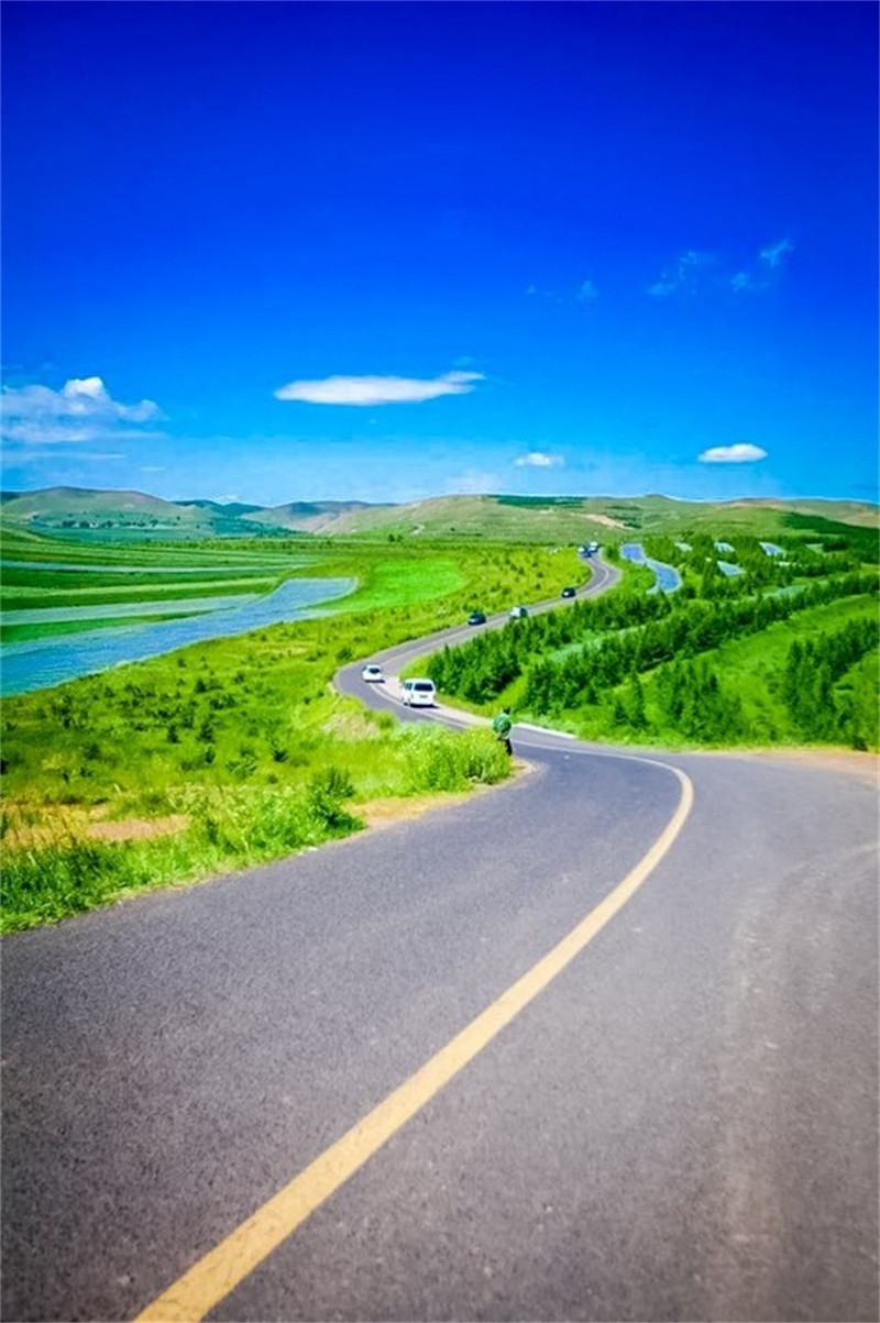 十大最美丽的公路之一の坝上草原七彩森林