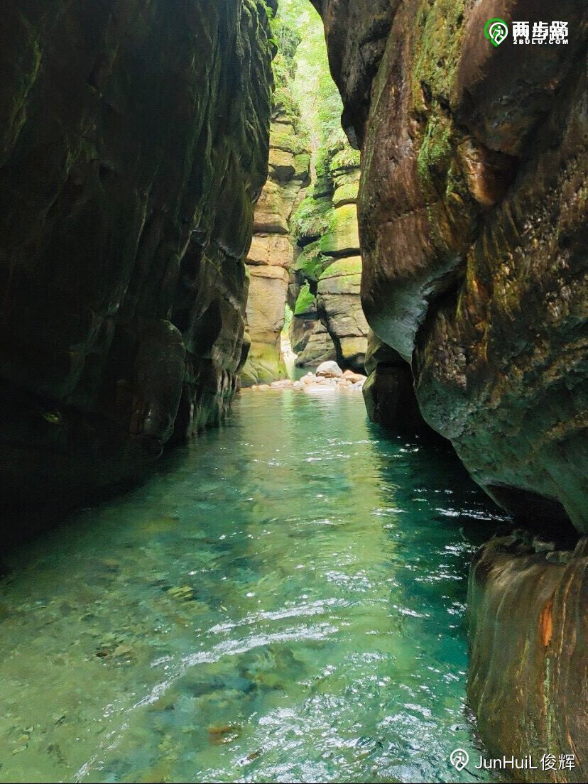 户外活动 | 清远双龙潭 一线天 绿眼睛溯溪玩水 |户外运动|两步路户外