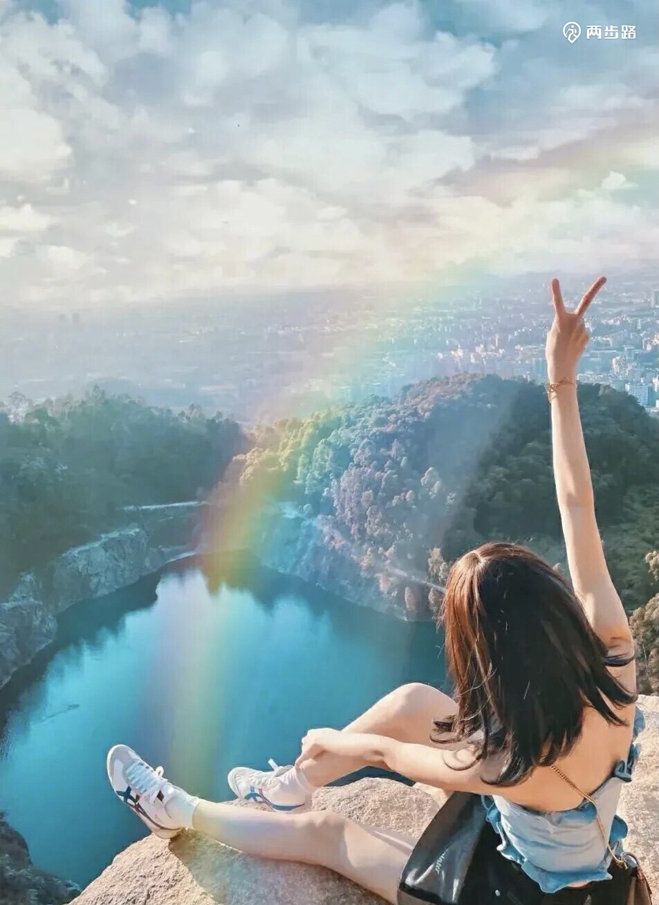 六片山广州网红天池徒步白云区最美户外路线