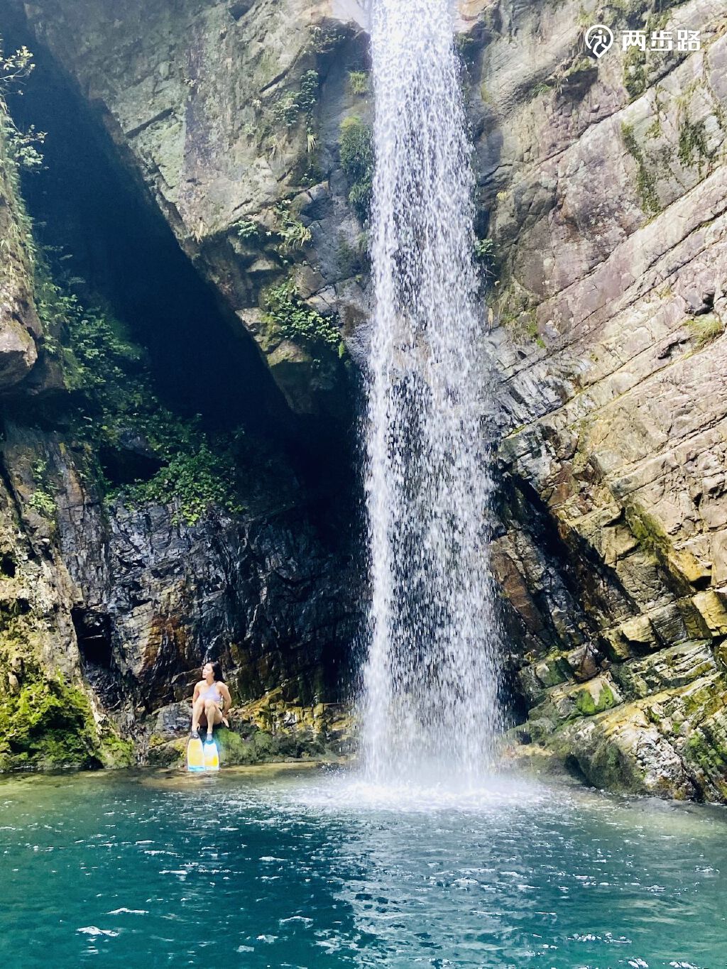 14自驾清远一线天双龙潭泡潭 |户外运动|两步路户外旅游约伴网