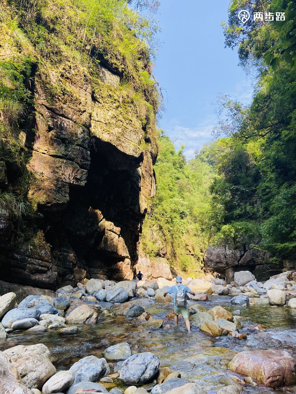 14自驾清远一线天双龙潭泡潭 |户外运动|两步路户外旅游约伴网