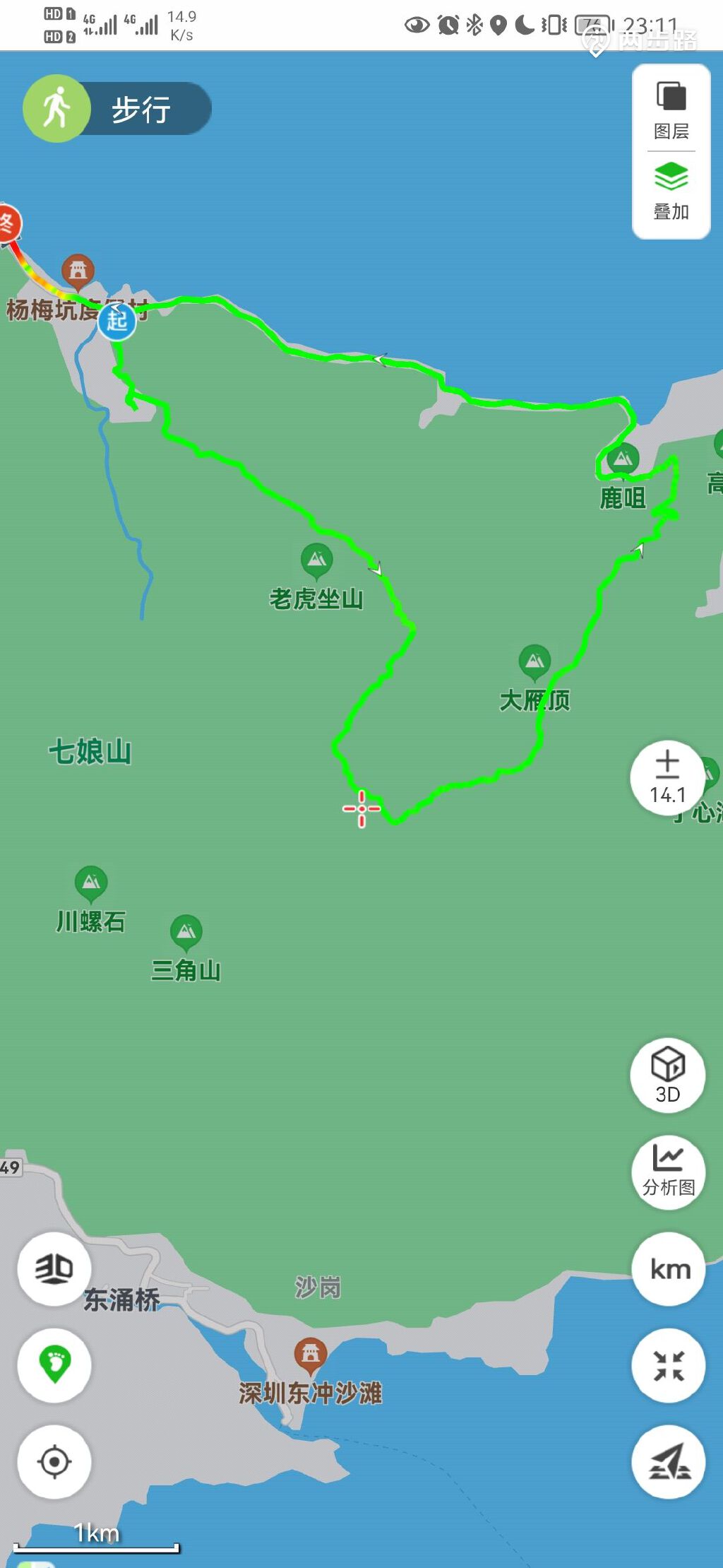 七娘山穿越大雁顶21km