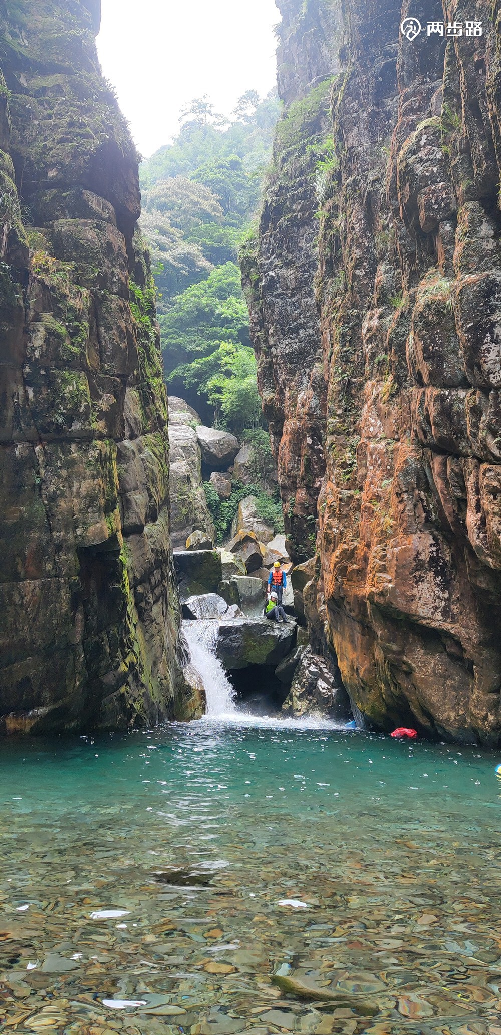 户外活动 | 石门台 双龙潭溯溪 |户外运动|两步路户外旅游约伴网